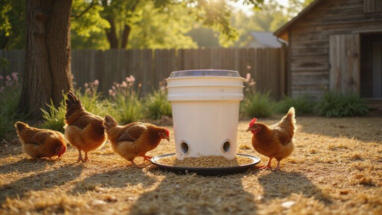 build a 5 gallon chicken feeder