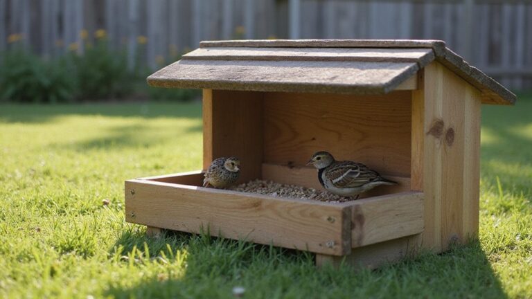 build your own quail feeder