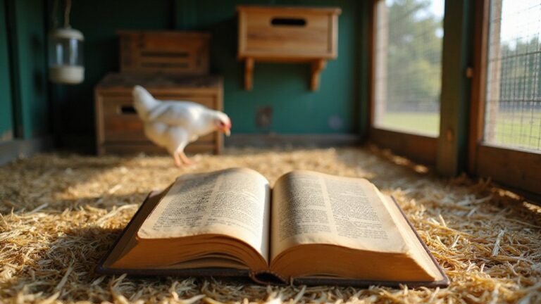 cleaning chicken coop thoroughly