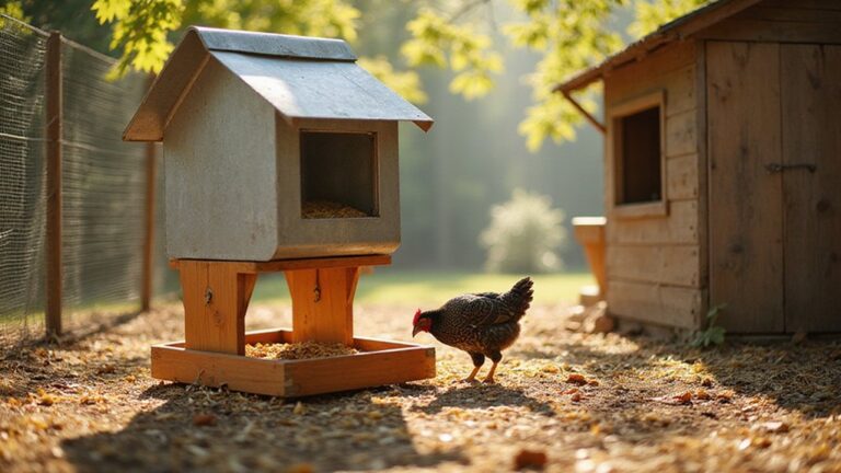 homemade poultry feeding system