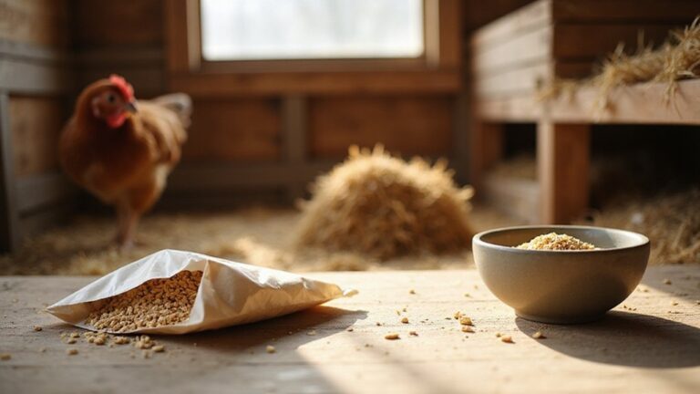 transition timing for chick feed